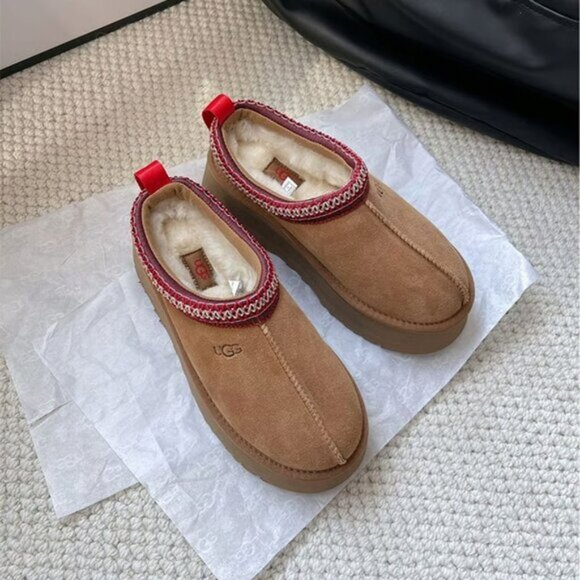 UGG Shoes - UGG TAZZ Platform Slippers Womens shoes Chestnut